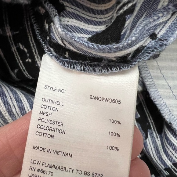 1 By O’2nd Stripes and Flowers Shirt/dress with fish net elements - Picture 14 of 14